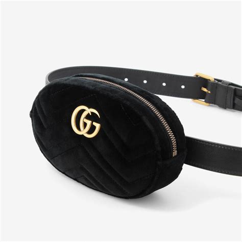 gucci marmont belt bag matelasse velvet|gucci marmont belt bag large.